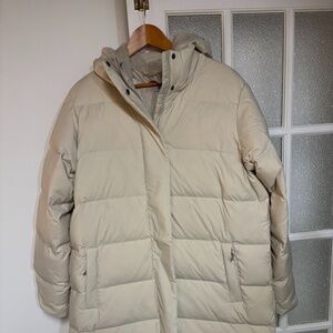 Columbia Boundless Days Long Down Jacket - NWT - Women XL Dark Stone